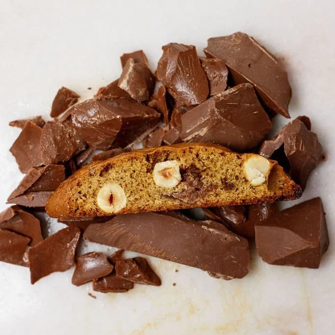 Espresso Milk Chocolate Biscotti Loaf — Northwest Bakeshop